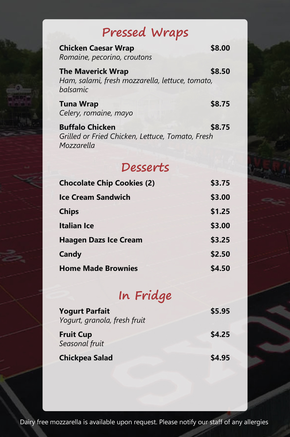 Moore Verde's Pizza Parlor Menu photos