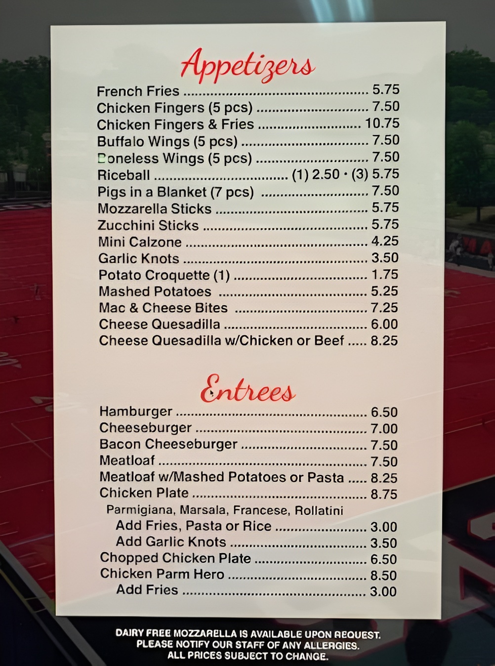 Moore Verde's Pizza Parlor Menu photos